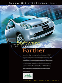 Toyota Prius, RTOS, Small Footprint, VT Technology, Embedded Development Tools, Hypervisor, Toolkits, Toolchain