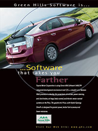 Toyota Prius, RTOS, Small Footprint, VT Technology, Embedded Development Tools, Hypervisor, Toolkits, Toolchain