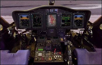 Rockwell's S-92 cockpit